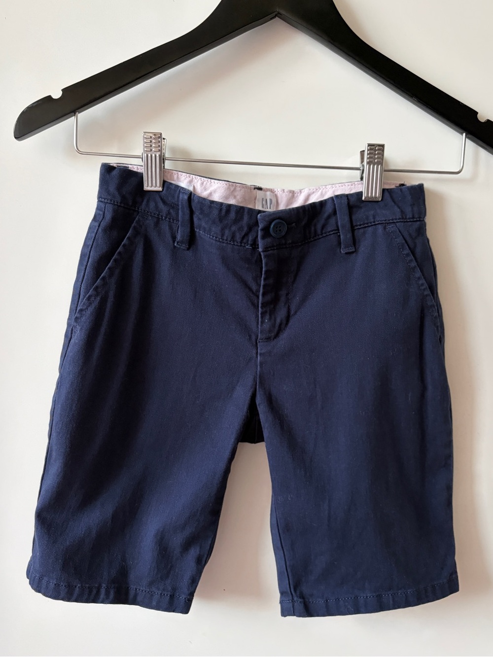 GAP Kids Navy Unisex Chino Shorts